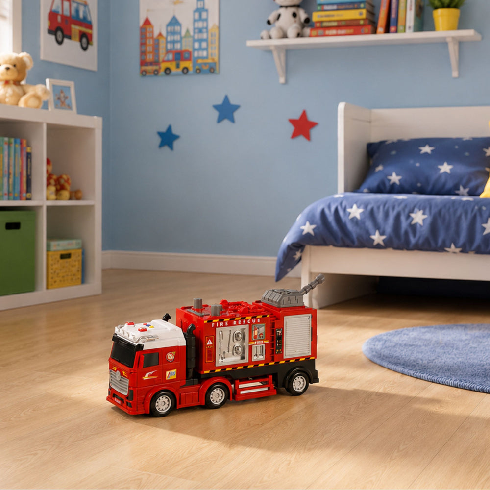 Fire Truck Fire Department With Water Cannon Drive Lights Sounds