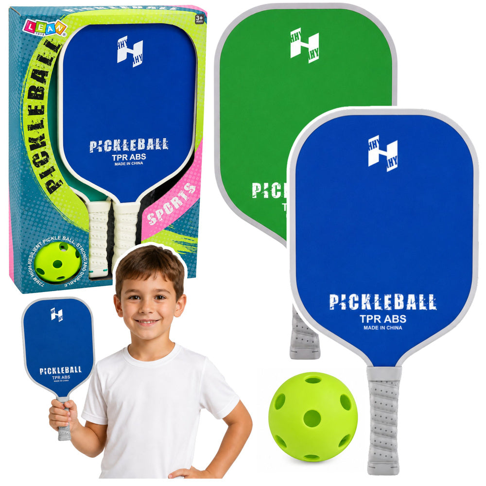 Green and Blue Tennis Badminton Pickleball Racket Set