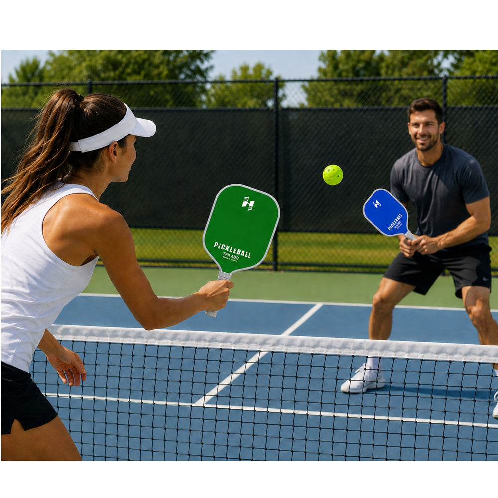 Green and Blue Tennis Badminton Pickleball Racket Set