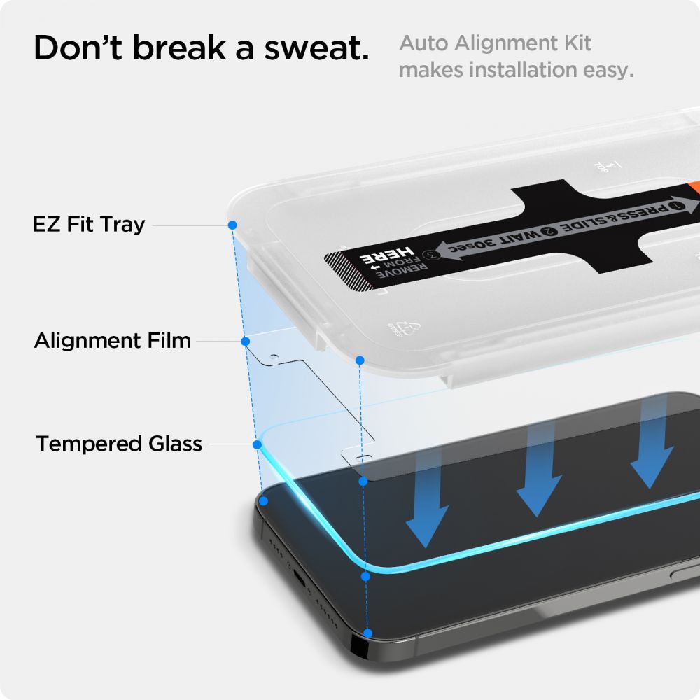 SPIGEN KALJENO STAKLO GLAS.TR EZ FIT ZA IPHONE 13 PRO MAX