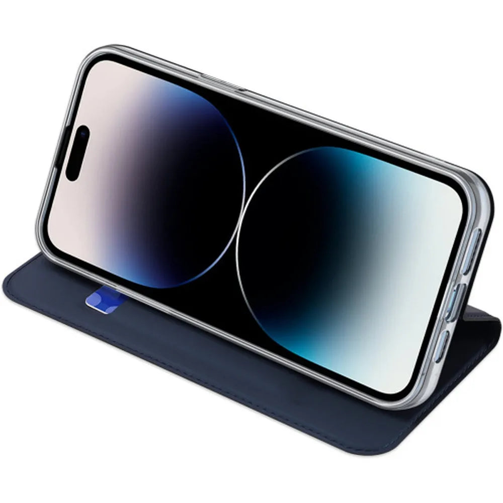 DUX DUCIS Skin Pro – Glatka kožna maska za Apple iPhone 15 Pro plava
