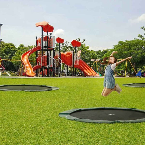 Primus Premium trampolin – ukopni trampolin za dvorište i javne površine Pravokutni-427-x-305-cm