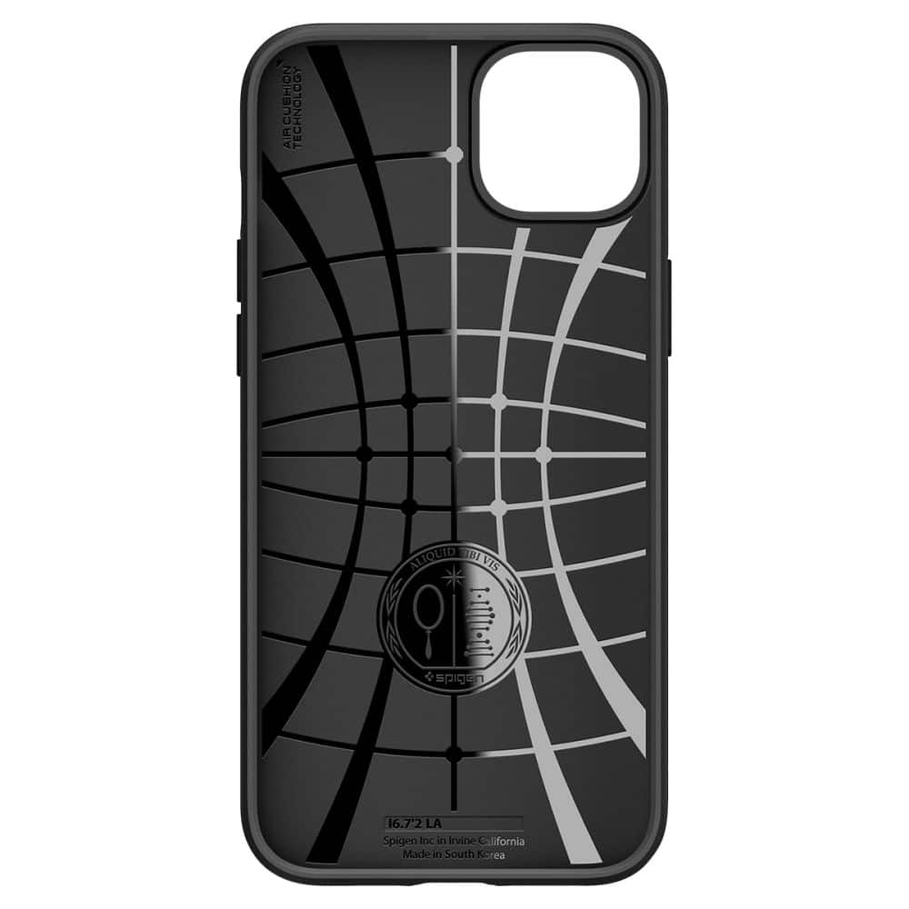 SPIGEN LIQUID AIR MASKA ZA IPHONE 14 PLUS / 15 PLUS MAT CRNA