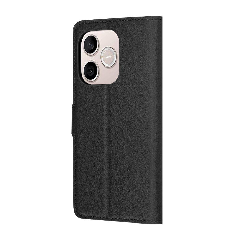 Techsuit Leather Folio preklopna maska za Honor 600 Lite – crna