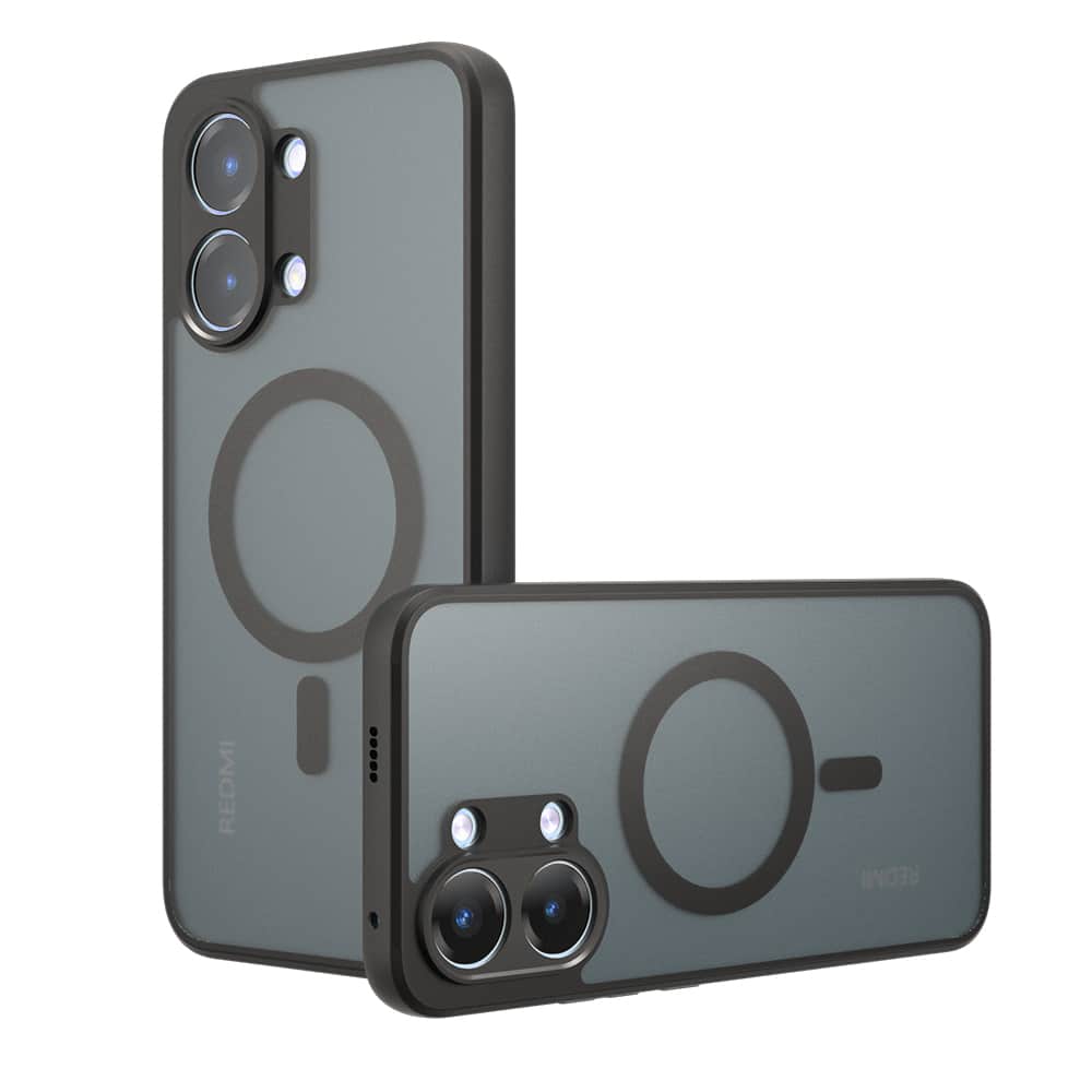 Techsuit - PureFrost MagSafe maska za Xiaomi Poco X8 Pro Max - matirano crna