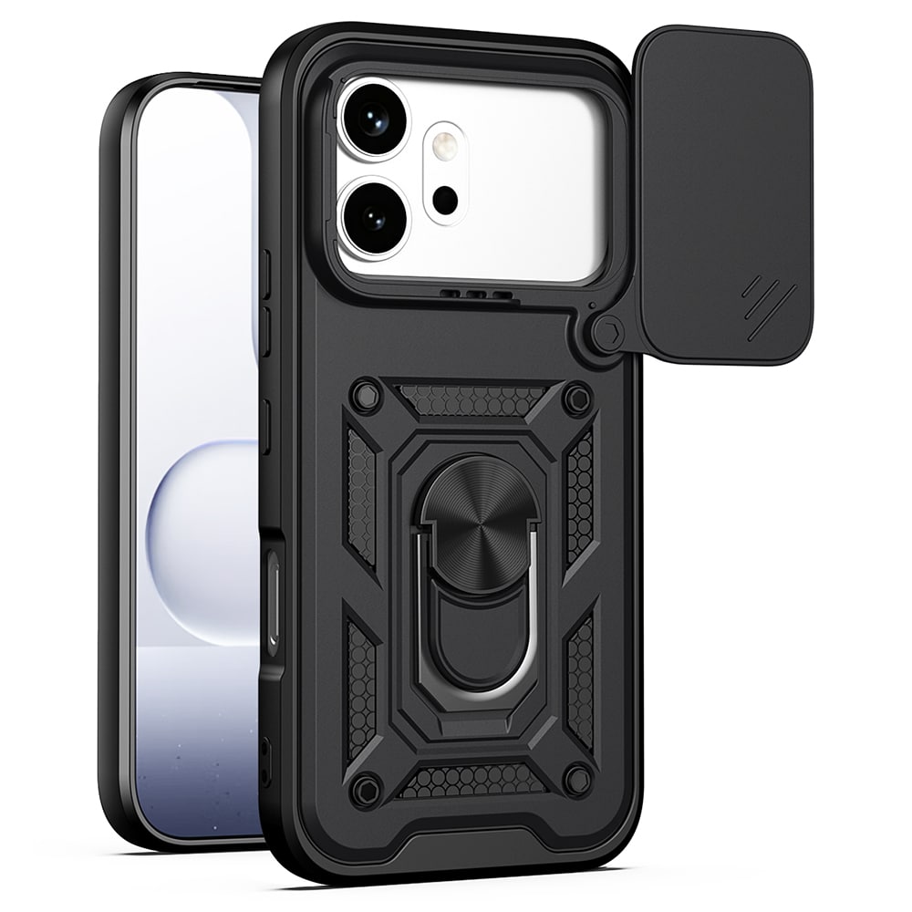 Techsuit – serija CamShield zaštitna maskica za Honor 600 / 600 Pro – crna