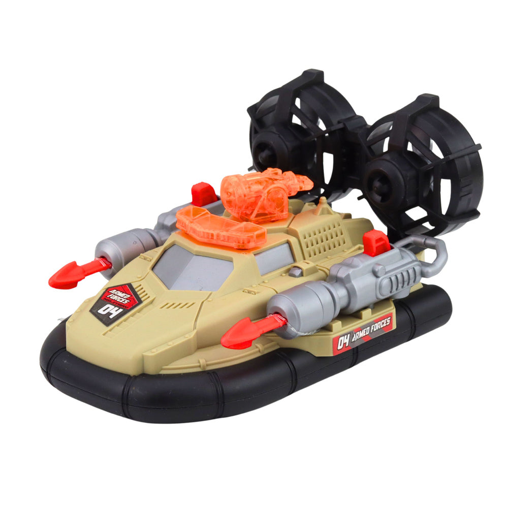 Military Set: Army Helicopter Tank Hovercraft Soldier Base