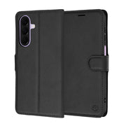 Techsuit Leather Folio preklopna maska za Samsung Galaxy A27 5G – crna