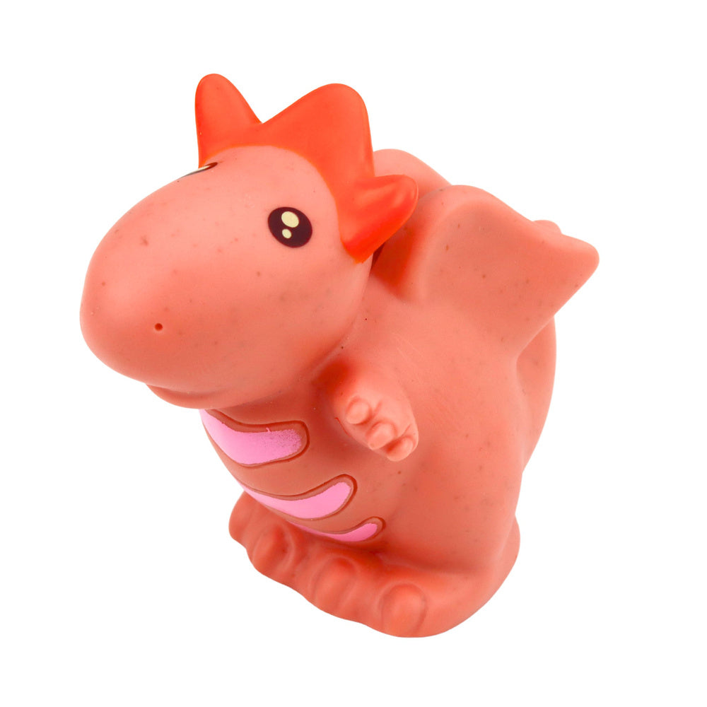 Set of educational rubber dinosaurs for bathing, pastel games, 6 pcs.