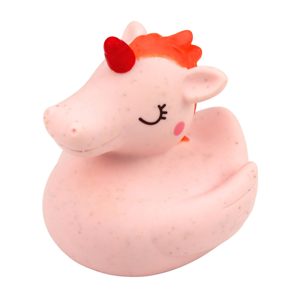 Set of educational rubber animals for bathing, pastel games, 6 pcs.