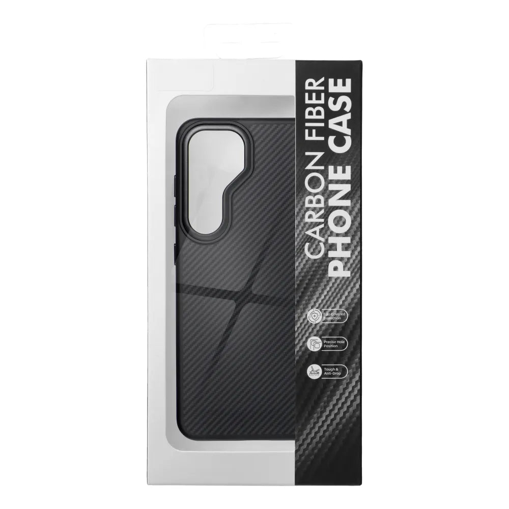 Carbon Elite Mag Cover maska kompatibilna s MagSafeom za Samsung Galaxy S25 crna