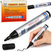 Marker Pen Waterproof Permanent Chisel Tip Black