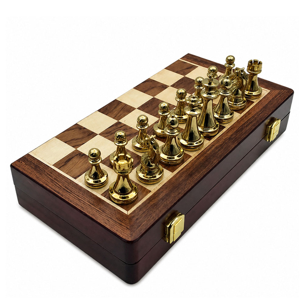 Metalni set za šah 29,5 cm