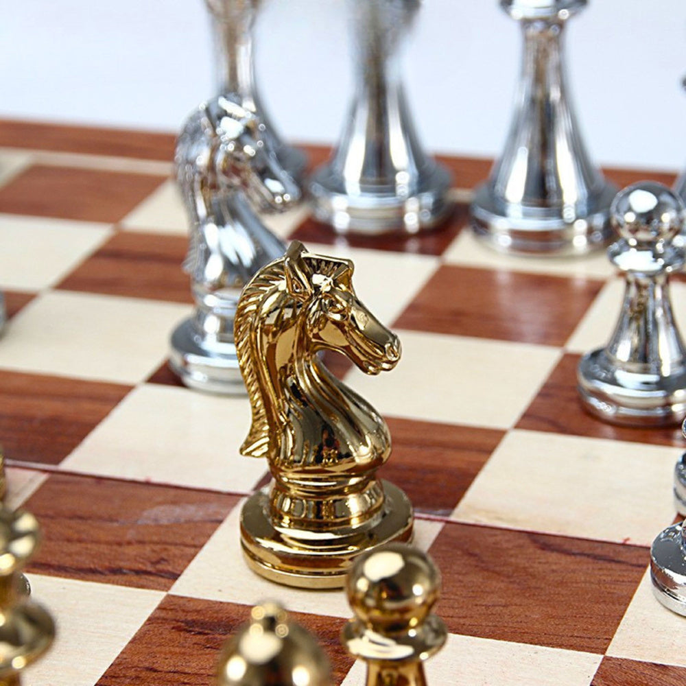 Metalni set za šah 29,5 cm