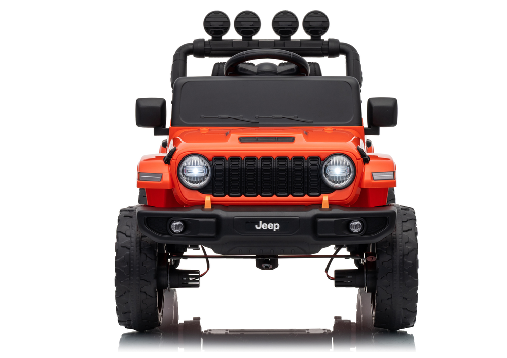 Jeep Rubicon DK-JWR558 24V Orange Battery-Powered Ride-On Vehicle