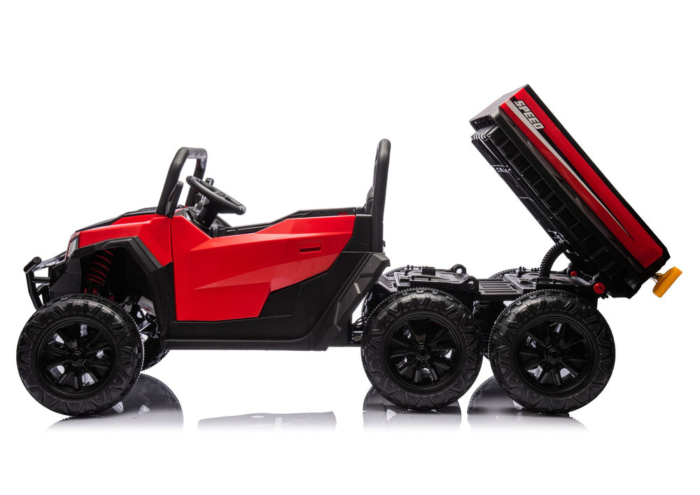 Auto na akumulator XB-1038A 4x4 24V - dvosjed - crveni