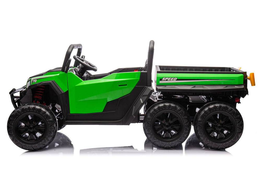 Auto na akumulator XB-1038A 4x4 24V - dvosjed - zeleni