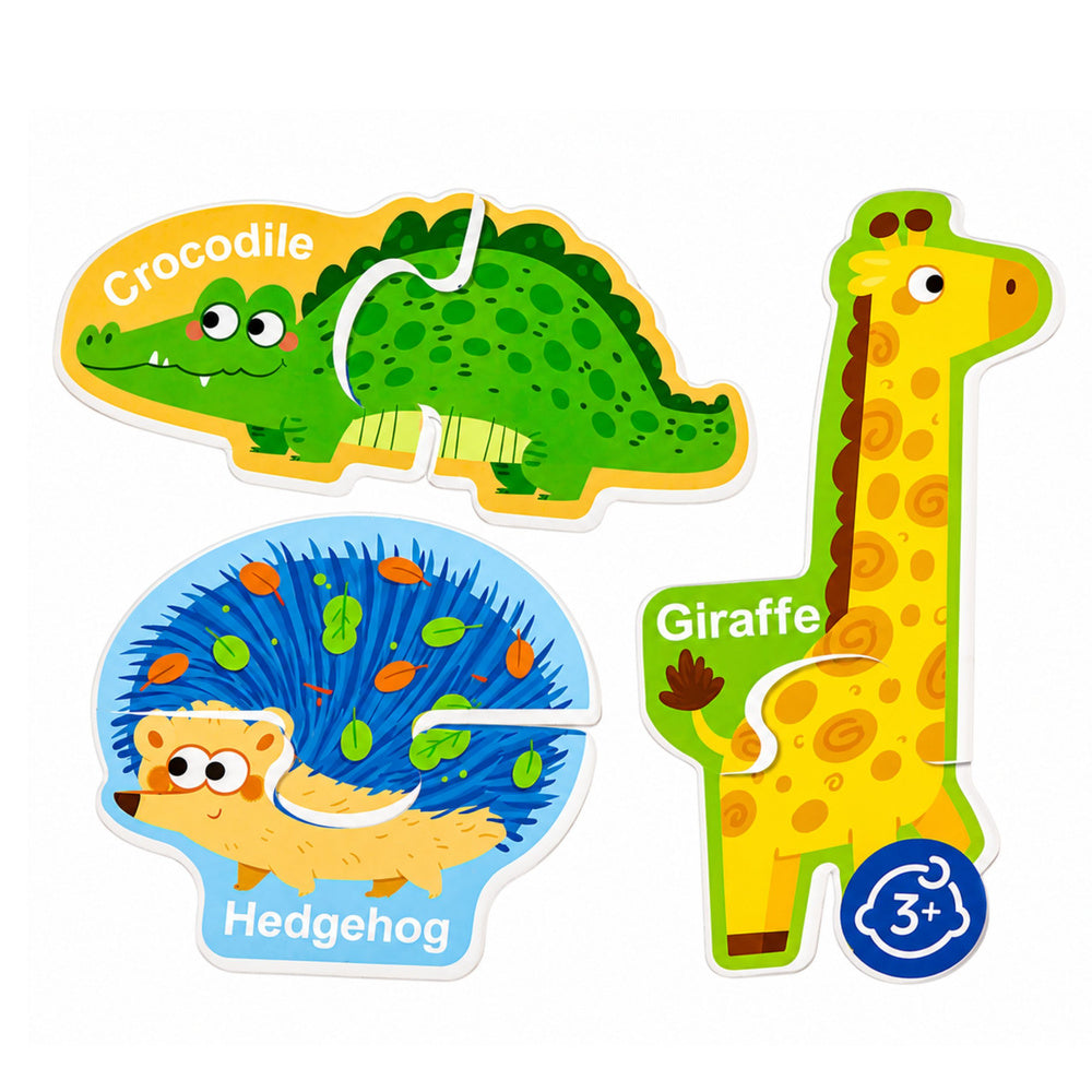 Magnetic Puzzle Learning Animals Magnets for Boards and Fridges 30 pcs.