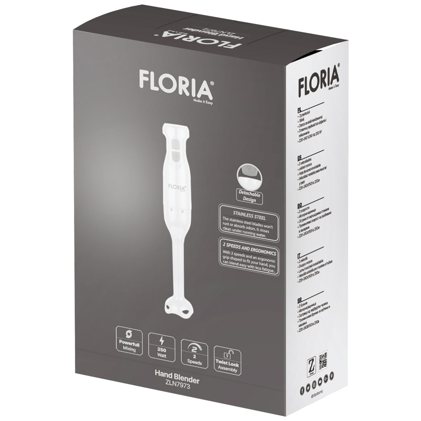 Floria Štapni mikser, 250 W, 2 brzine - ZLN7972