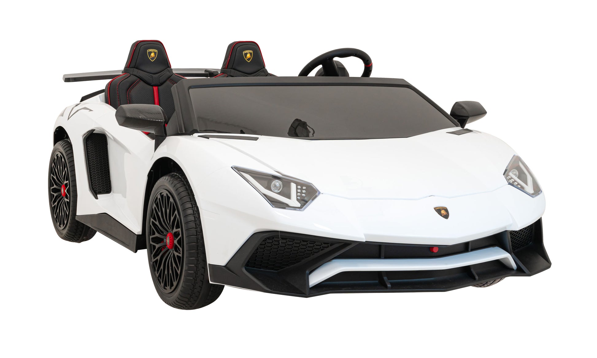 Licencirani auto na akumulator Lamborghini Aventador SV - dvosjed - bijeli