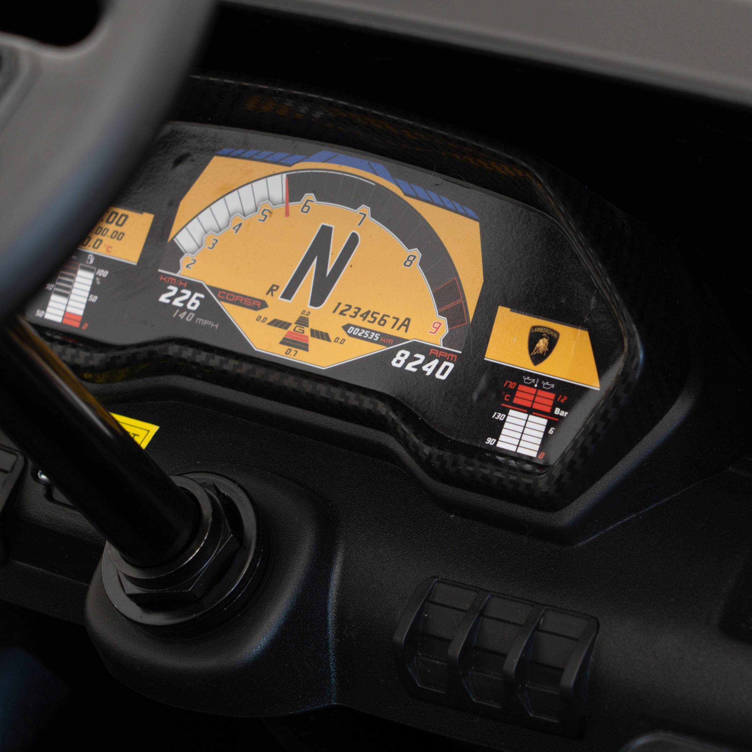 Licencirani auto na akumulator Lamborghini Aventador SV - dvosjed - bijeli