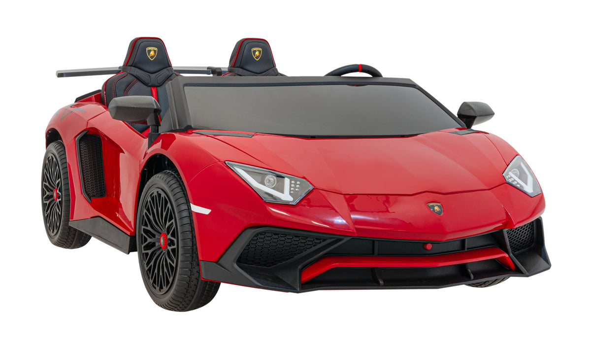 Licencirani auto na akumulator Lamborghini Aventador SV - dvosjed - Crveni