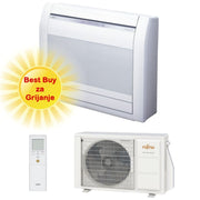 FUJITSU KLIMA UREĐAJ 2,5kW AGEG09KVCA/AOEG09KVCA - Podna/parapetna, za 30m2, A++ energetska klasa