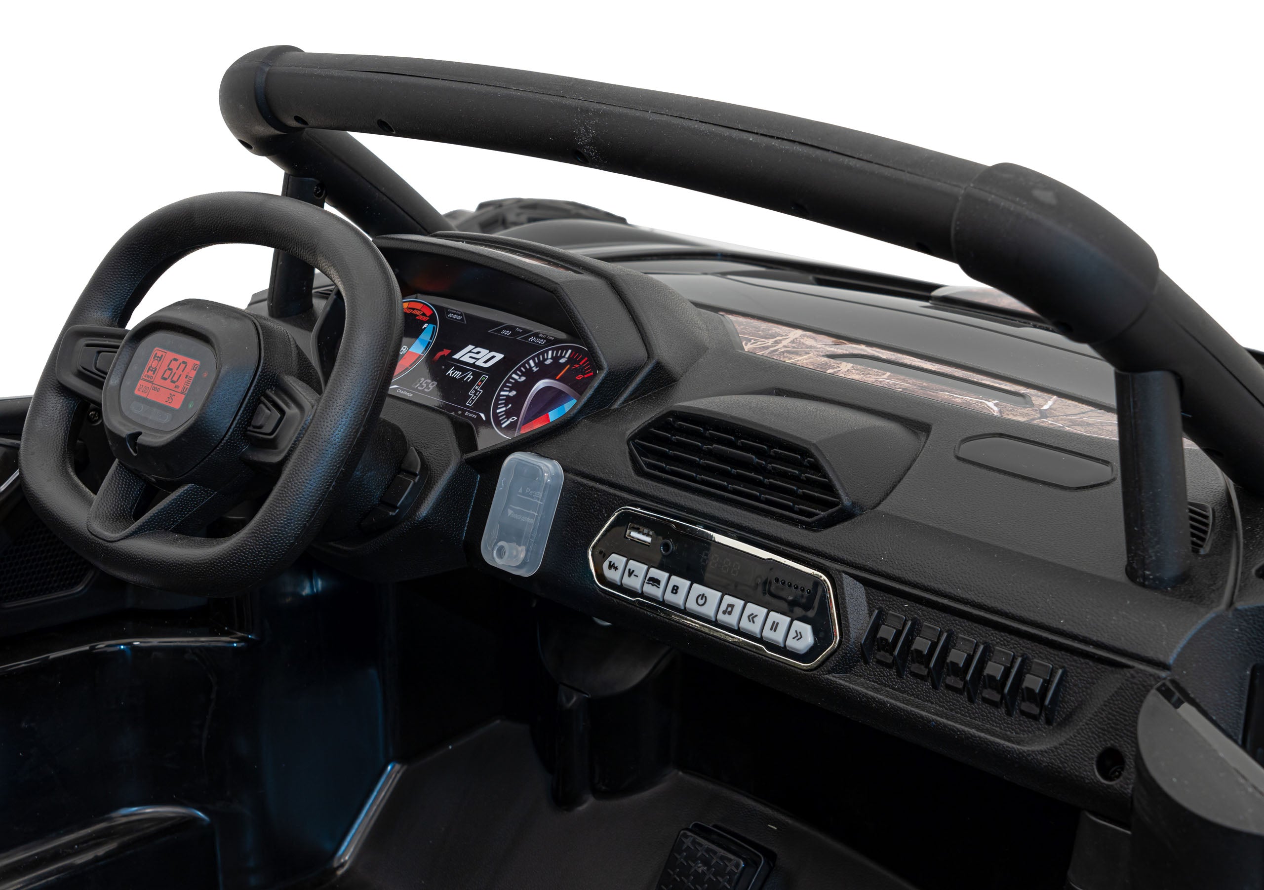 Buggy na akumulator Racing 5 - dvosjed - crni