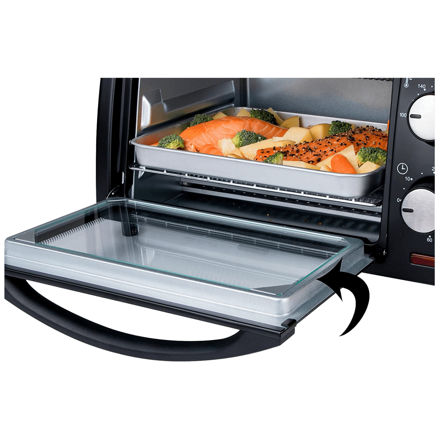 Zilan Mini pećnica, zapremina 9 l, 800 W, crna - ZLN4328
