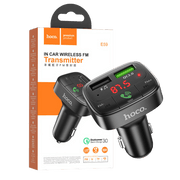 hoco. FM modulator, Bluetooth, 12/24V, 2 x USB, microSD, PD 18W - E59 Promise