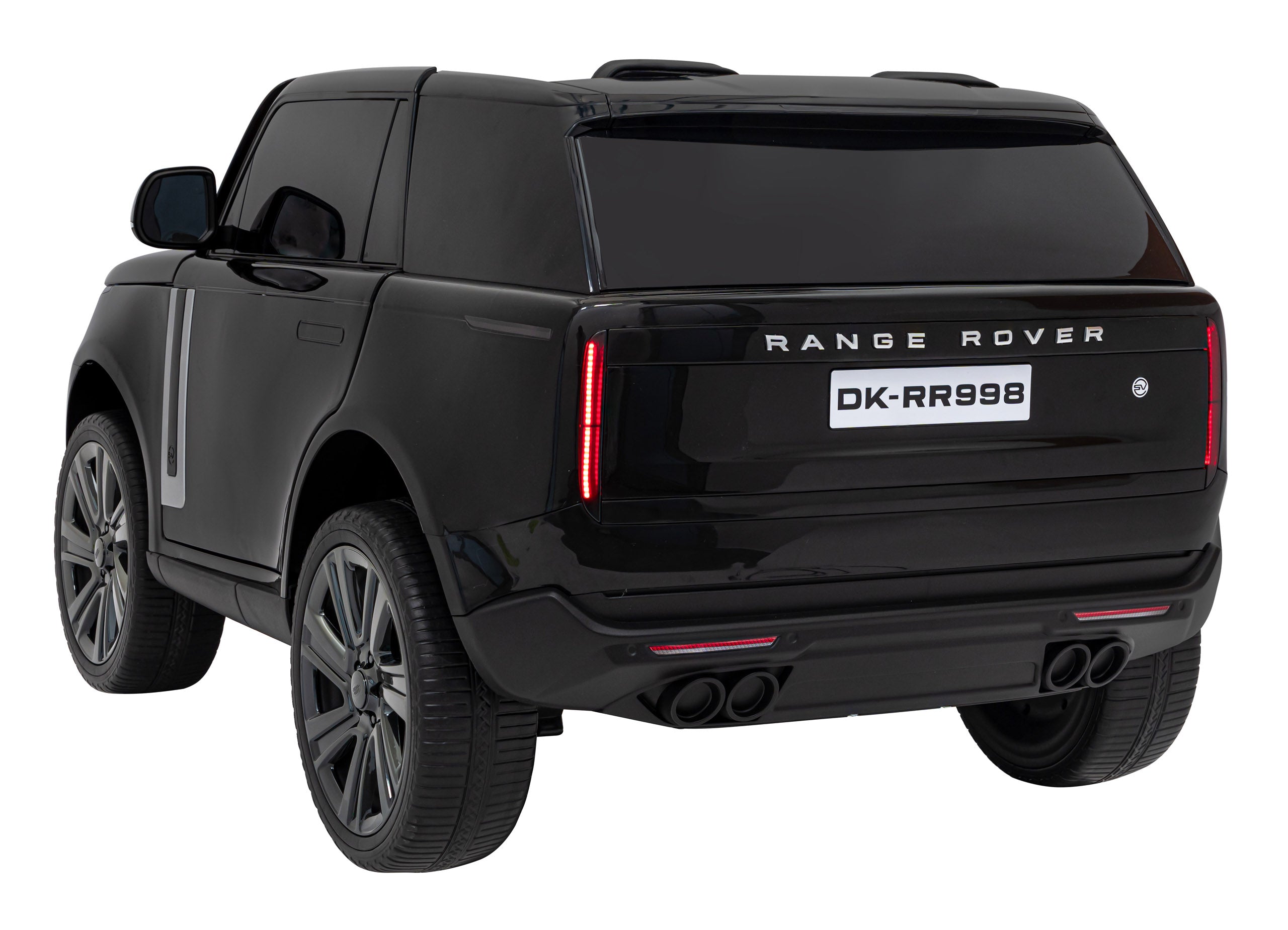 Licencirani auto na akumulator Range Rover SUV Lift 4x4 - DVOSJED - crni