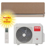 Vivax klima uređaj 3,52kW ACP-12CH35AEHI - H+ design, zlatna, za prostor do 35m2, A+++ energetska klasa