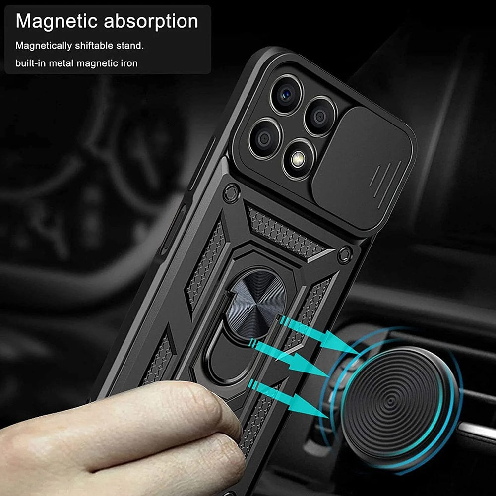 Techsuit – serija CamShield zaštitna maskica za Honor X8 a – crna