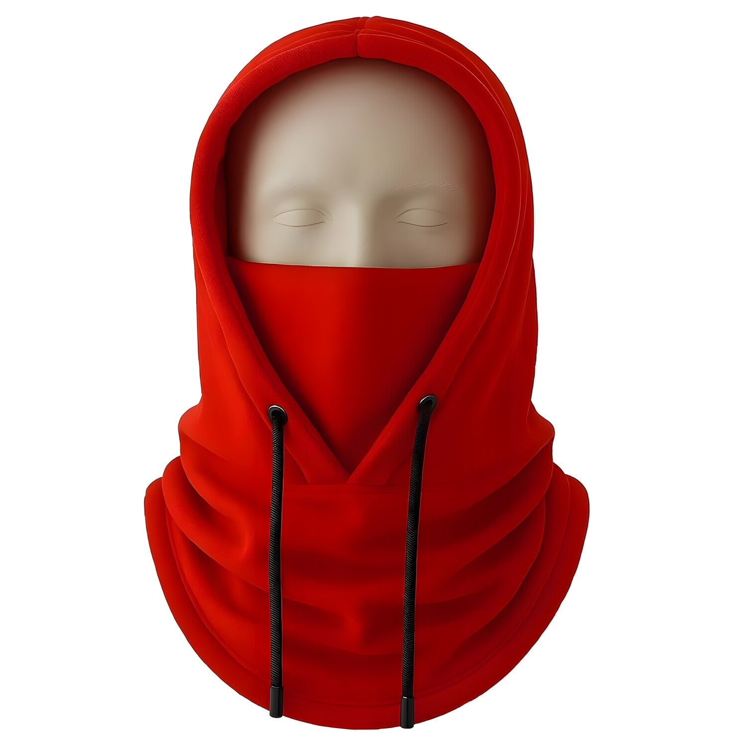 Zimska fleece kukla s kapuljačom - Crvena/Tip1 KP36908