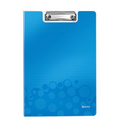 Leitz WOW Clipfolder with cover pločica s hvataljkom A4 Metalno, Polyfoam pjene Plavo
