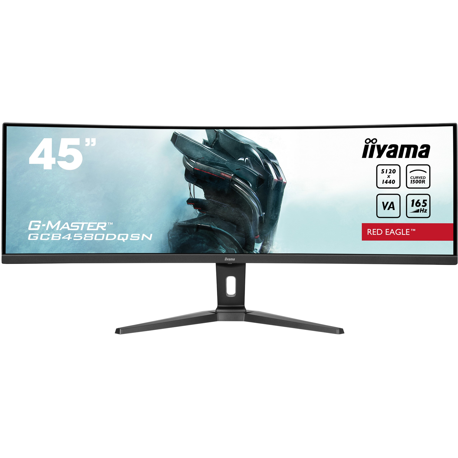 iiyama G-MASTER RED EAGLE CURVED računalni monitor 114,3 cm (45") 5120 x 1440 pikseli Dual QHD LED Crno