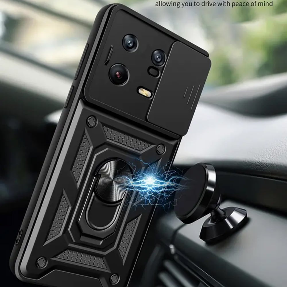 Techsuit – serija CamShield zaštitna maskica za Xiaomi 13 Pro – crna