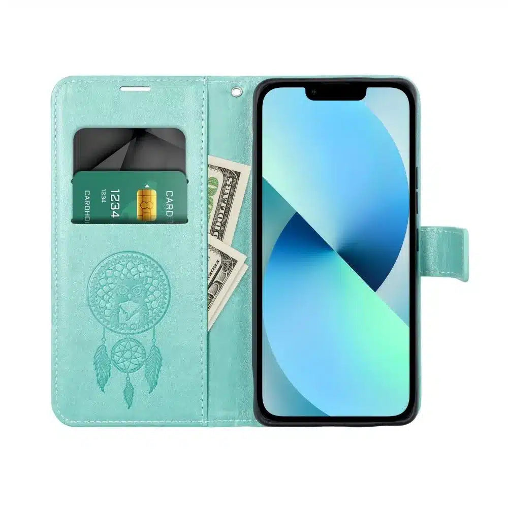 MEZZO Book case preklopna torbica za XIAOMI Redmi NOTE 12 PRO Plus 5G dreamcatcher green