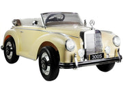Licencirani auto na akumulator Mercedes 300S - bež/lakirani