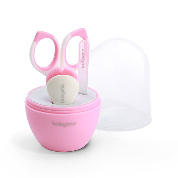 BabyOno Set za manikuru u kutiji, rozi