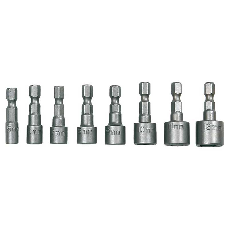 Ključ nastavci 8 kom 1/4 5-13 mm Topex