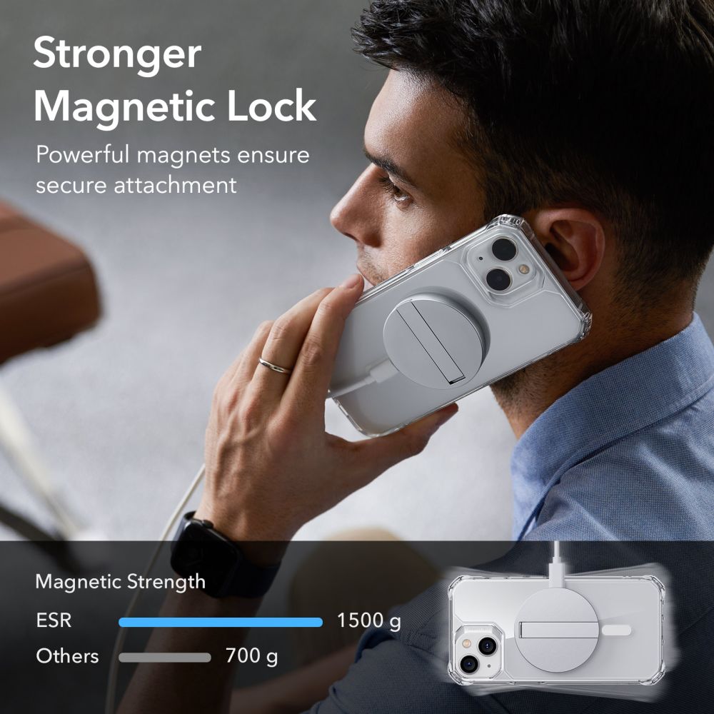 ESR AIR ARMOR HALOLOCK MAGSAFE MASKA ZA IPHONE 14 PLUS/15 PLUS CLEAR