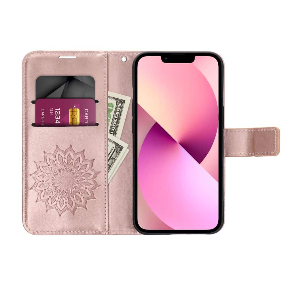 MEZZO Book case za XIAOMI Redmi 10C mandala rose gold