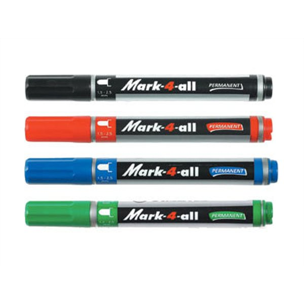 STABILO Mark-4-all trajni marker Crveno