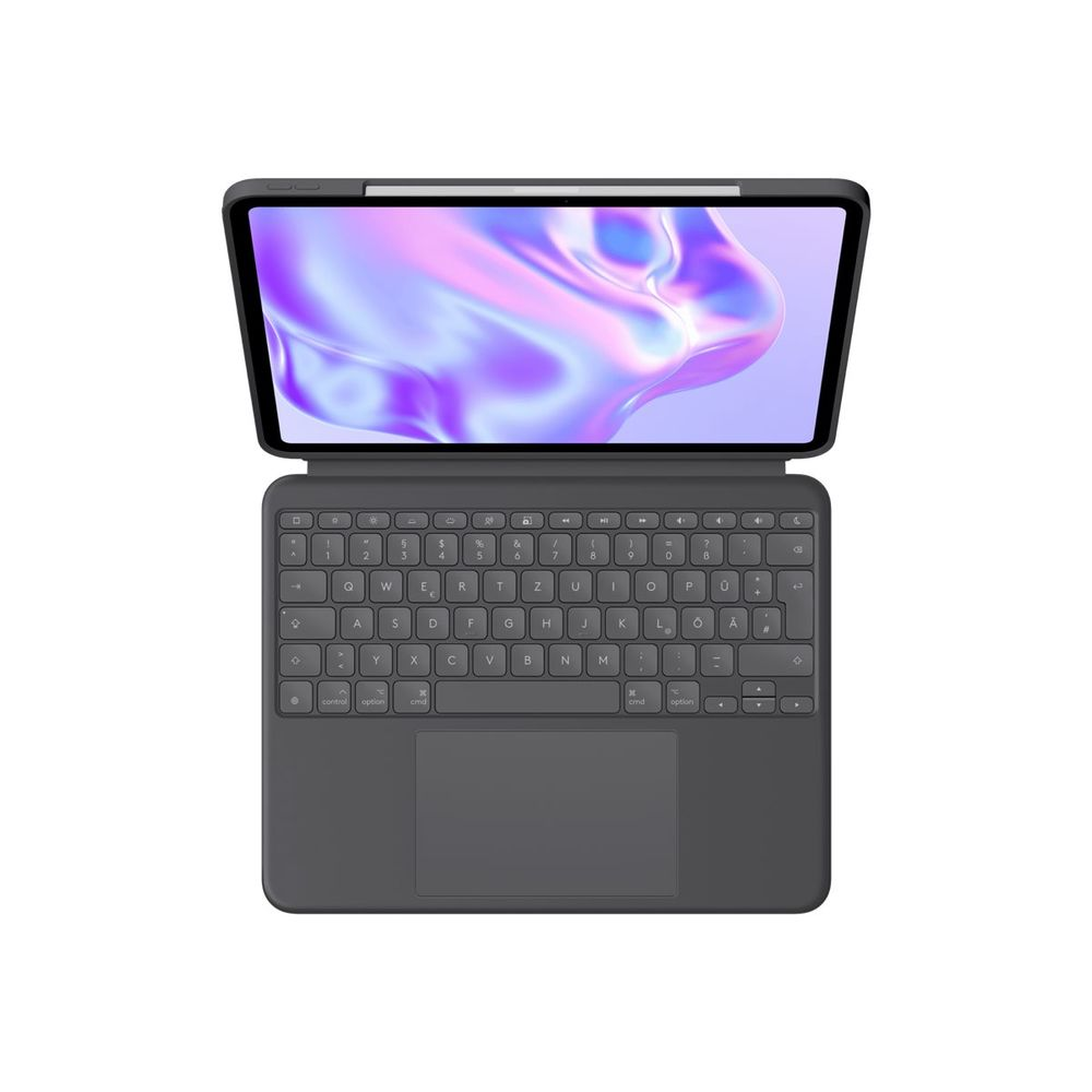 Logitech Combo Touch QWERTZ Njemački Smart Connector Grafit
