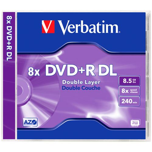 Verbatim 43540 prazni DVD 8,5 GB DVD+R 1 kom