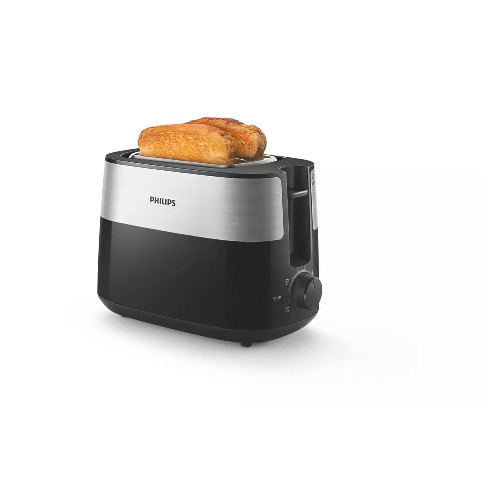 Philips Daily Collection HD2516/90 toster 8 2 kriške 830 W Crno