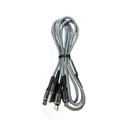 Kabel USB B(M) 3in1 iPh/C/mikro USB B (M) 5V 3A fast charging