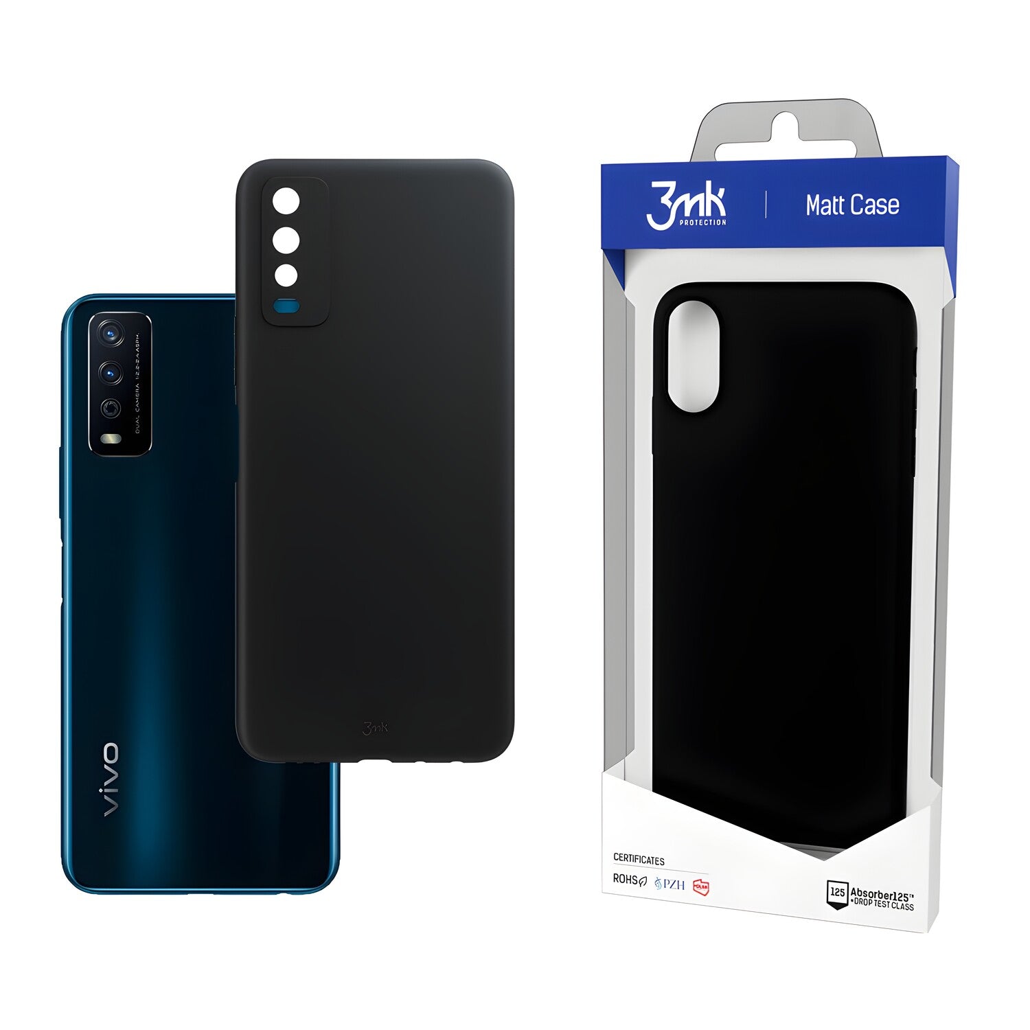 3mk Matt case futrola za Vivo Y11S - Crna KP20332