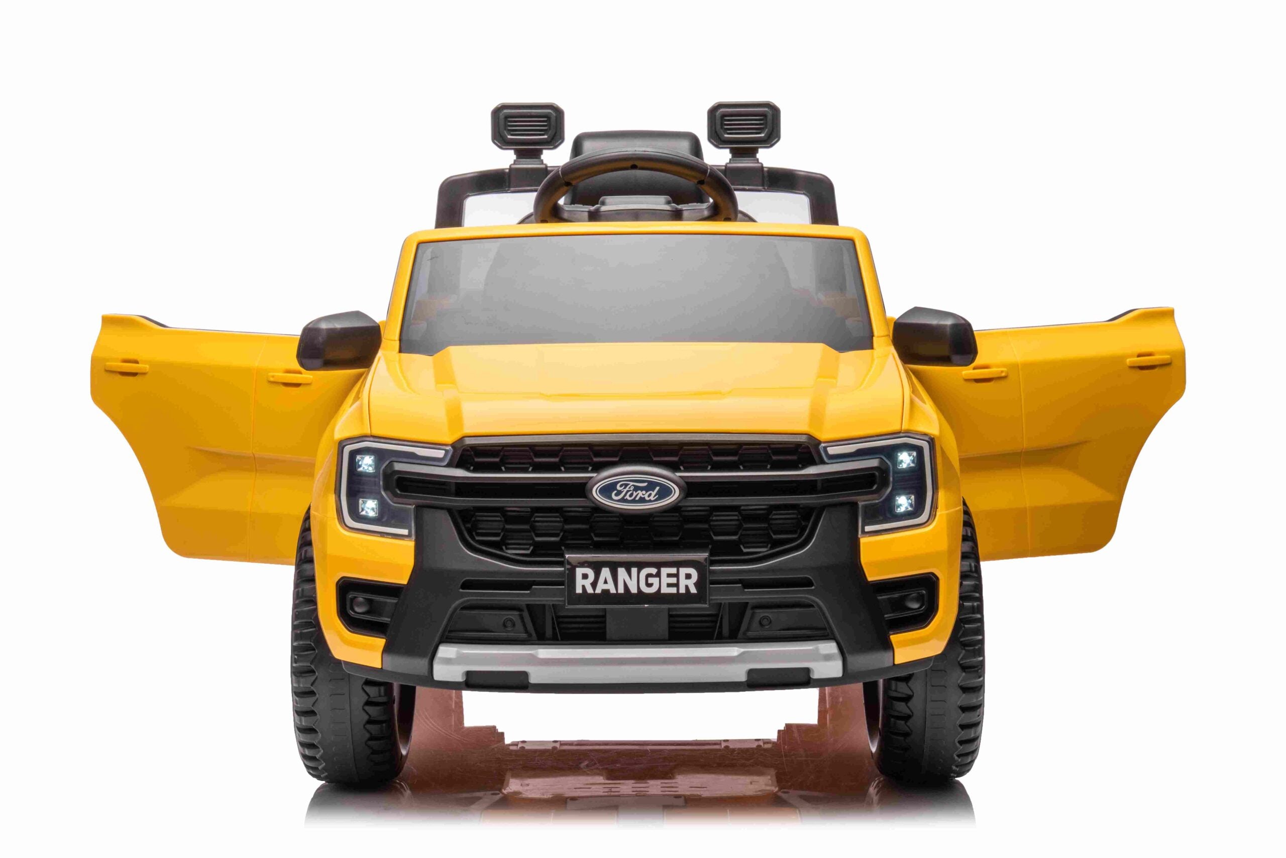 Licencirani auto na akumulator Ford Ranger LIFT - žuti